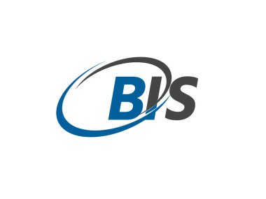 BIS yaratıcı logo tasarımı vektör çizimi