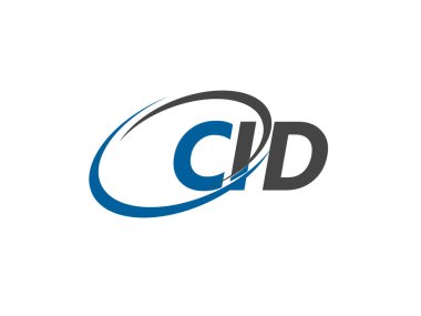 CID yaratıcı logo tasarımı vektör çizimi