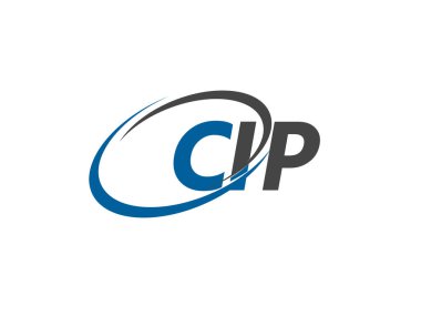 CIP yaratıcı logo tasarımı vektör çizimi