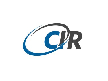 CIR yaratıcı logo tasarımı vektör çizimi