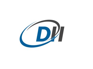 DII yaratıcı logo tasarımı vektör çizimi