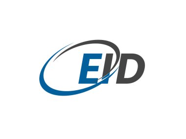 EID yaratıcı logo tasarımı vektör çizimi