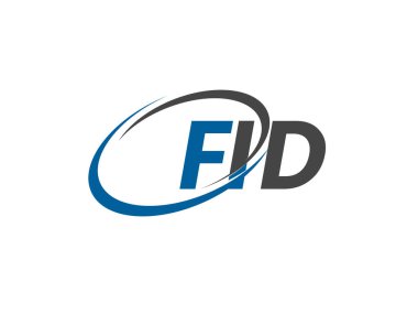FID yaratıcı logo tasarımı vektör çizimi