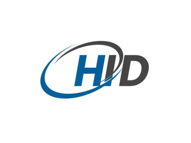 HID yaratıcı logo tasarımı vektör çizimi