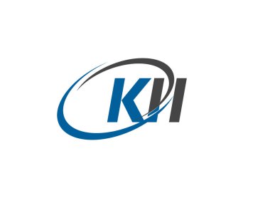 KII yaratıcı logo tasarımı vektör çizimi