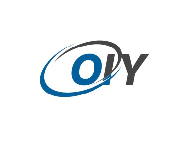 OIY yaratıcı logo tasarımı vektör çizimi