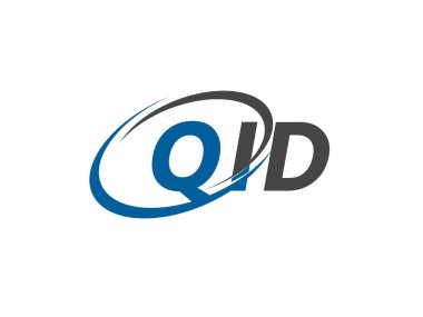 QID yaratıcı logo tasarımı vektör çizimi