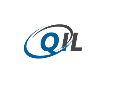 QIL yaratıcı logo tasarımı vektör çizimi