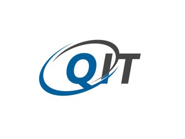QIT yaratıcı logo tasarımı vektör çizimi