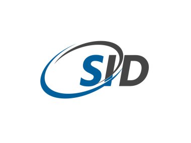 SID yaratıcı logo tasarımı vektör çizimi