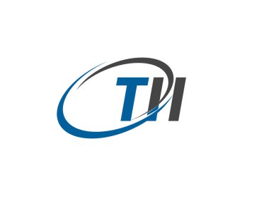 TII yaratıcı logo tasarımı vektör çizimi