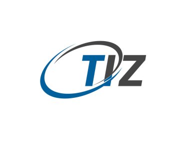 TIZ yaratıcı logo tasarımı vektör çizimi