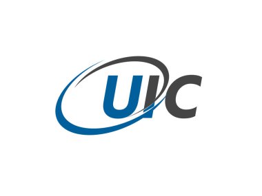 UIC yaratıcı logo tasarımı vektör çizimi