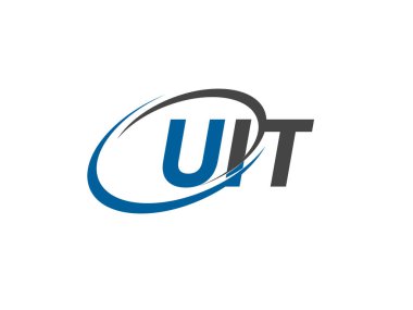 UIT yaratıcı logo tasarımı vektör çizimi