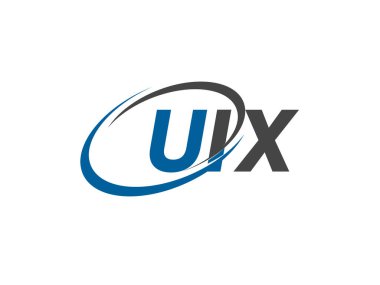 UIX yaratıcı logo tasarımı vektör çizimi