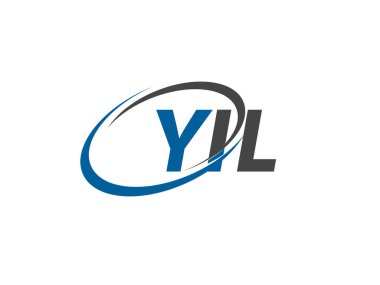 YIL yaratıcı logo tasarımı vektör çizimi