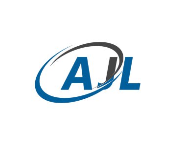 AJL yaratıcı logo tasarımı vektör çizimi
