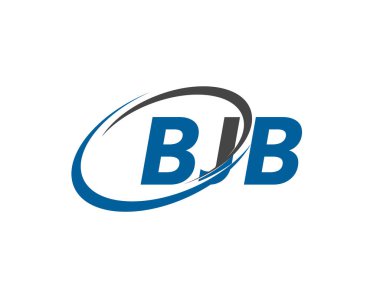 BJB yaratıcı logo tasarımı vektör çizimi