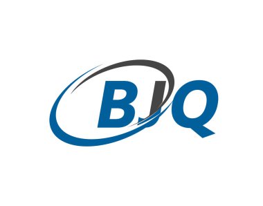 BJQ yaratıcı logo tasarımı vektör çizimi