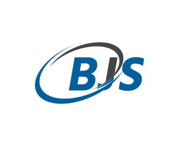 BJS yaratıcı logo tasarımı vektör çizimi