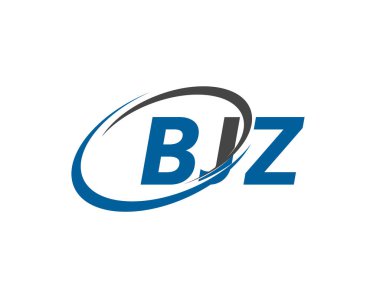 BJZ yaratıcı logo tasarımı vektör çizimi