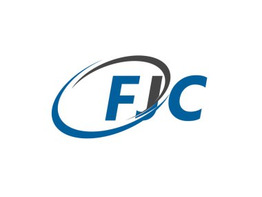 FJC yaratıcı logo tasarımı vektör çizimi