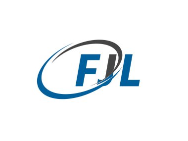 FJL yaratıcı logo tasarımı vektör çizimi