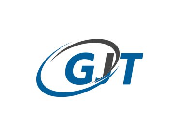 GJT yaratıcı logo tasarımı vektör çizimi