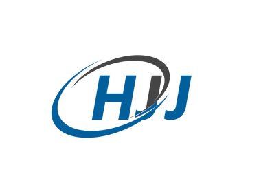 HJJ yaratıcı logo tasarımı vektör çizimi