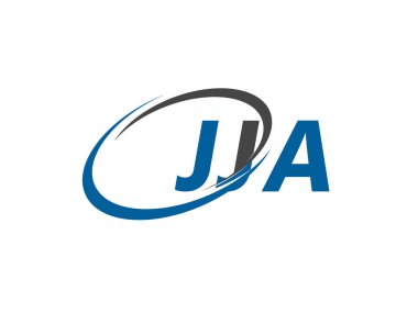 JJA yaratıcı logo tasarımı vektör çizimi
