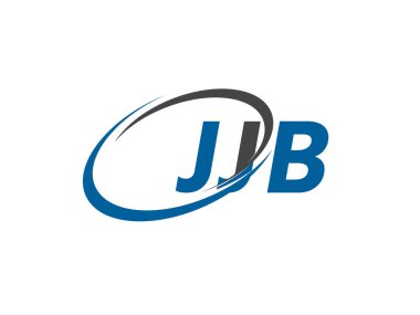JJB yaratıcı logo tasarımı vektör çizimi