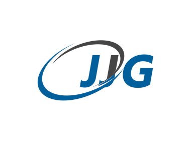 JJG yaratıcı logo tasarımı vektör çizimi