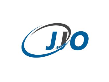 JJO yaratıcı logo tasarımı vektör çizimi