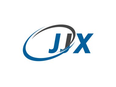 JJX yaratıcı logo tasarımı vektör çizimi