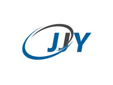 JJY yaratıcı logo tasarımı vektör çizimi