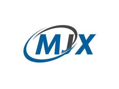 MJX yaratıcı logo tasarımı vektör çizimi