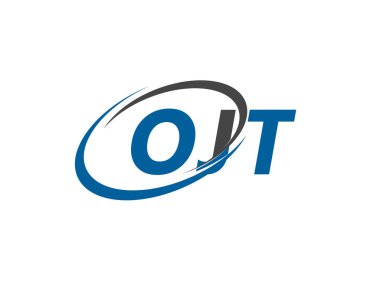 OJT yaratıcı logo tasarımı vektör çizimi