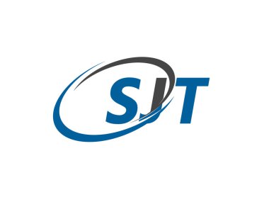 SJT yaratıcı logo tasarımı vektör çizimi