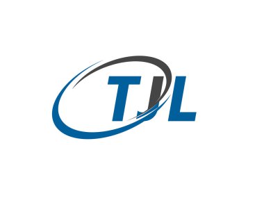 TJL yaratıcı logo tasarımı vektör çizimi