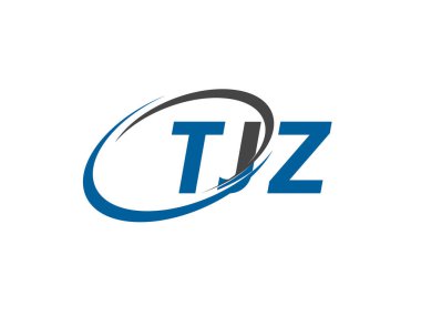 TJZ yaratıcı logo tasarımı vektör çizimi