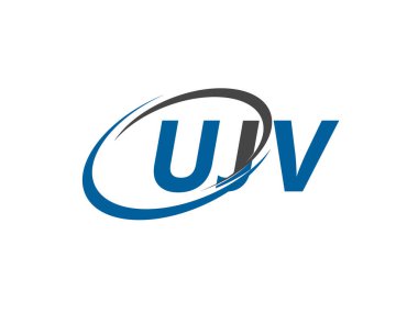 UJV yaratıcı logo tasarımı vektör çizimi