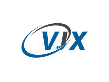 VJX yaratıcı logo tasarımı vektör çizimi