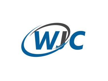 WJC yaratıcı logo tasarımı vektör çizimi