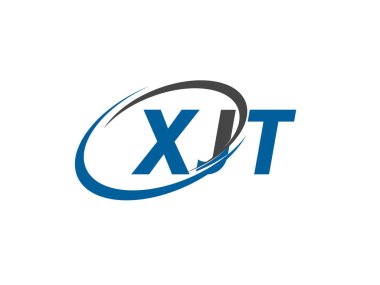 XJT yaratıcı logo tasarımı vektör çizimi
