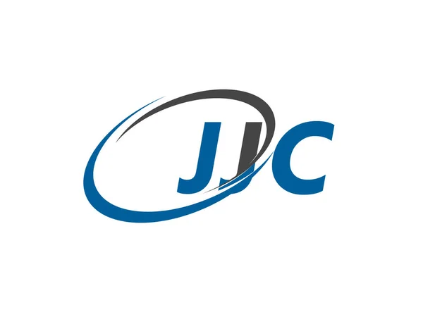 Illustration Vectorielle Conception Logo Créatif Jjc — Image vectorielle