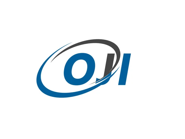 Oji Creative Logo Design Vector Illustration — Stock Vector