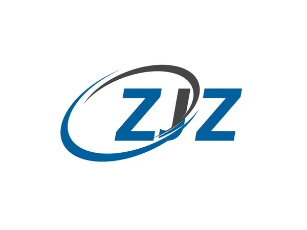 Illustrazione Vettoriale Progettazione Del Logo Creativo Zjz — Vettoriale Stock