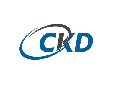 CKD yaratıcı logo tasarımı vektör çizimi