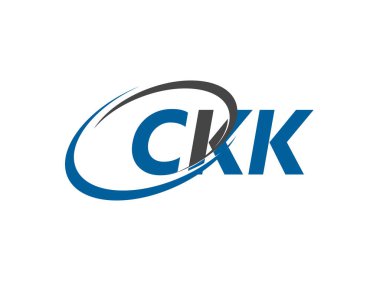 CKK yaratıcı logo tasarımı vektör çizimi
