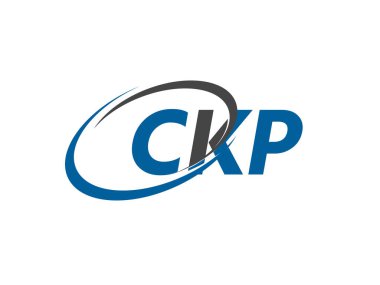 CKP yaratıcı logo tasarımı vektör çizimi